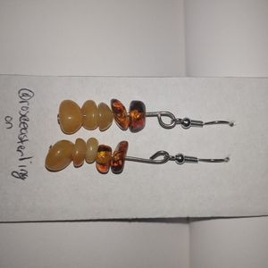 Handmade crystal earrings